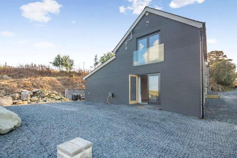 Contemporary exterior of the house
